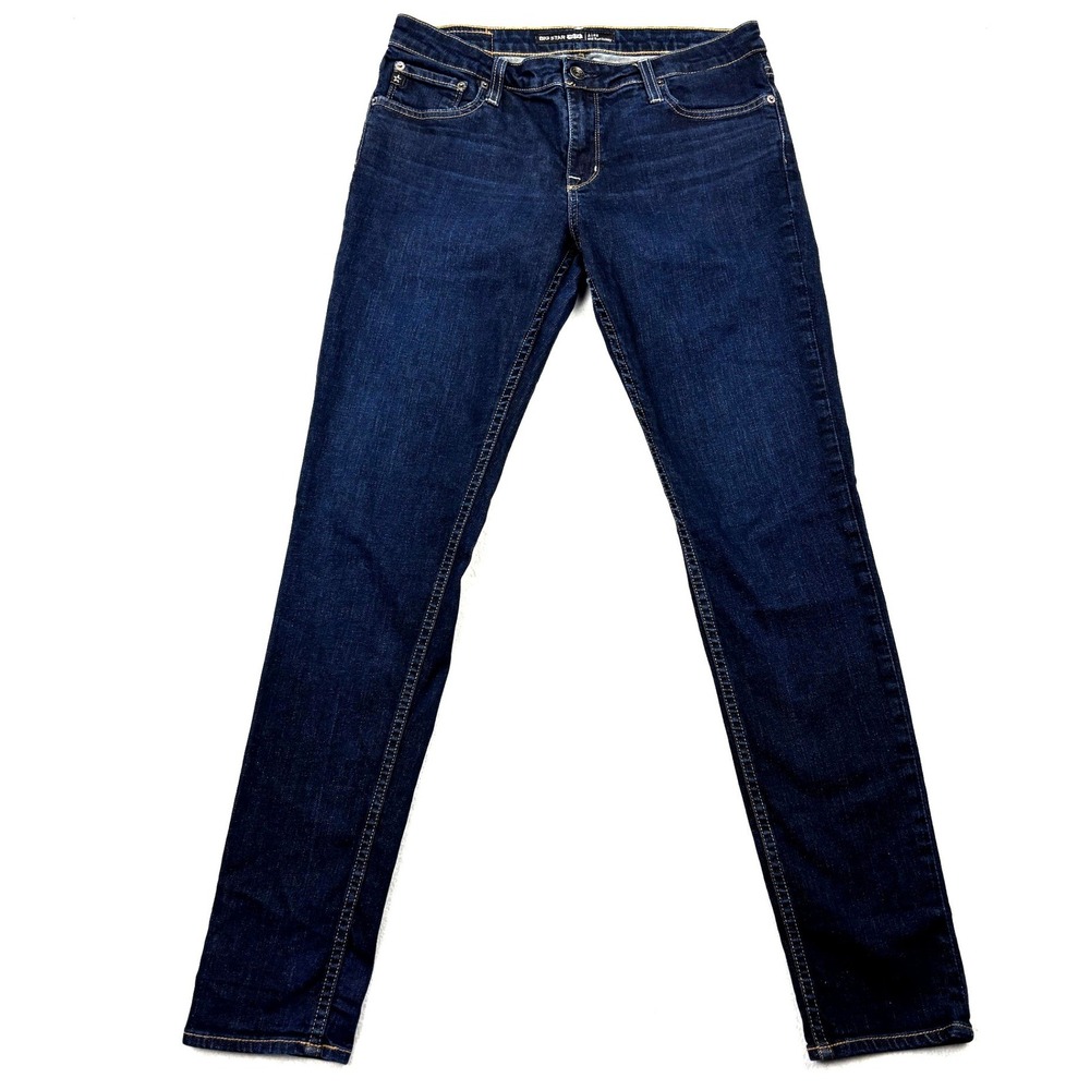 Big Star Alex Jeans Womens Size 31 Dark Wash Mid Rise Skinny Stretch Denim